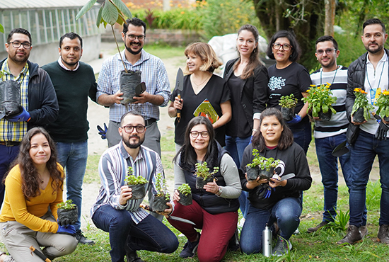 Equipo de Trabajo del Erasmus + Evento cambio climático