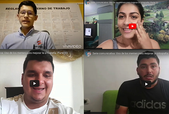 Con memes, estudiantes de la Vicerrectoría Regional Sur aprendieron sobre ortografía Estudiantes del programa de Comunicación Social