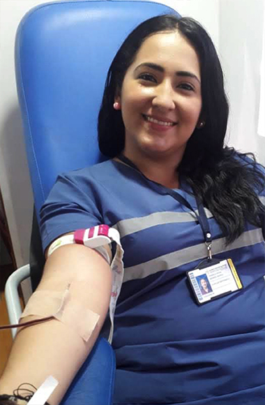 Jornada de donación de sangre con la unidad movil del Hospital Universitario de Neiva  