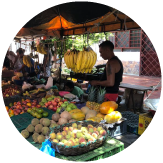 Fortalecimiento Asociación de vendedores de mercados libres de Cúcuta Asociación mercados libres Cúcuta, vendedor en la plaza de mercado