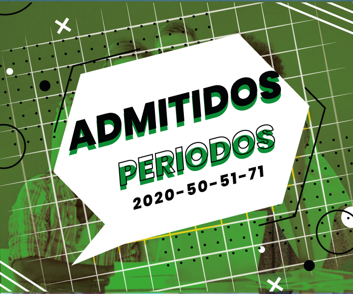 Admitidos Periodos 2020 - 50 - 51 - 71