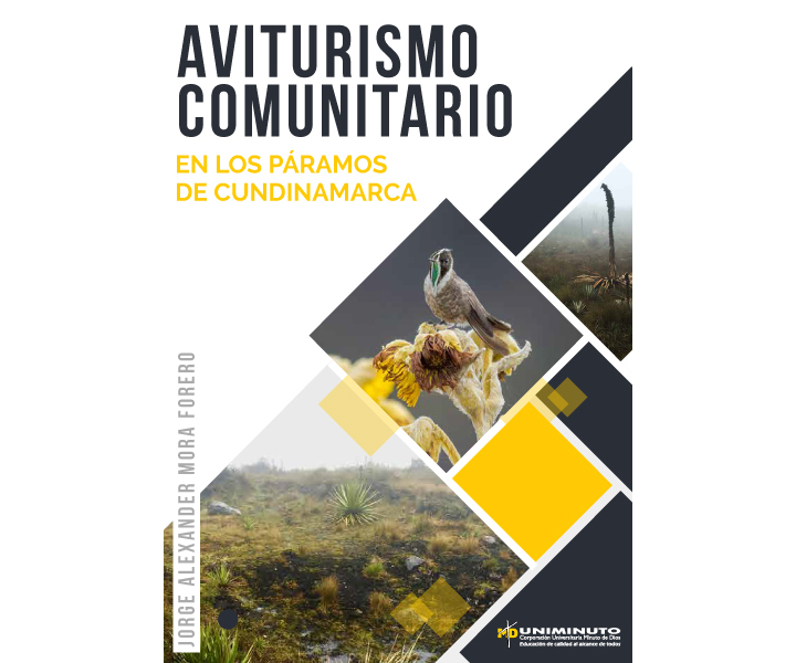 Caratula libro con pájaros y paramos de cundinamarca 