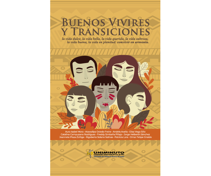 Caratula libro con ilustraciones de rostros de personas