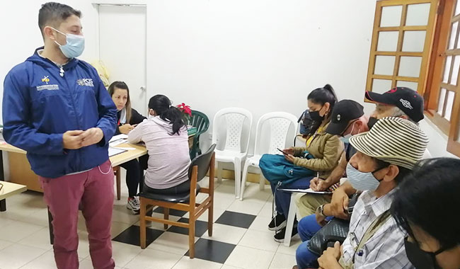 comunidades participantes del proyecto “CTeI para la Guadua en Cundinamarca