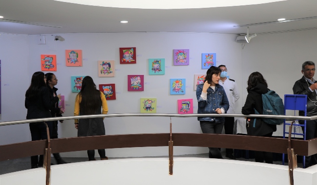 Los profesores de la Rectoría Bogotá - Presencial, celebraron su día en el Museo de Arte Contemporáneo de Bogotá - MAC.