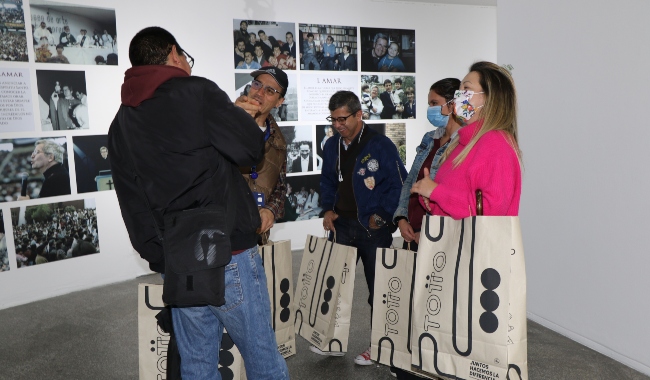 Los profesores de la Rectoría Bogotá - Presencial, celebraron su día en el Museo de Arte Contemporáneo de Bogotá - MAC.