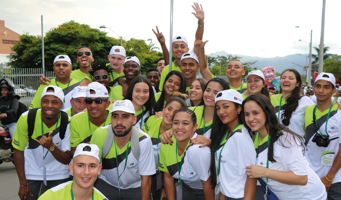 Alegre delegación de la Seccional Antioquia Chocó.