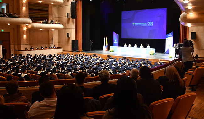 Escenario celebración de grados