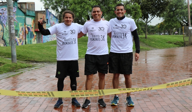Colaboradores participaron de la Maratón UNIMINUTO 3K.