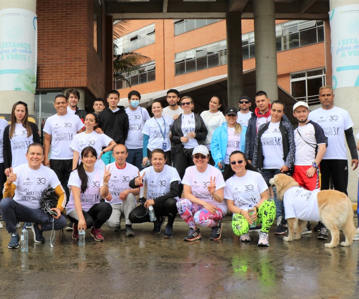 Colaboradores participaron de la Maratón UNIMINUTO 3K.