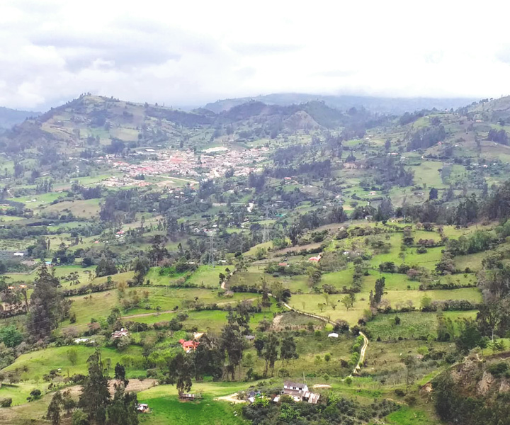 Paisaje Boyacá Colombia