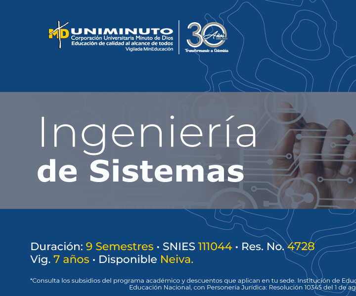 miento del nuevo programa UNIMINUTO Rectoría Sur