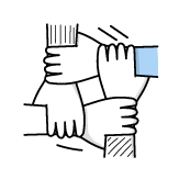 Logo manso entrelazadas