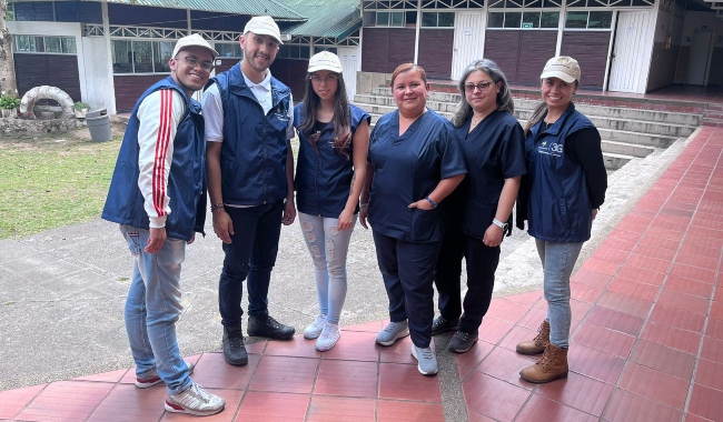 Estudiantes de la Rectoría Cundinamarca en territorio