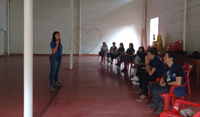 Estudiantes de la Rectoría Tolima y Magdalena Medio en territorio