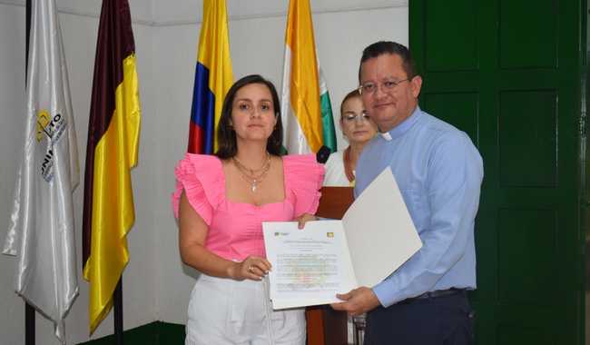 Angélica Rubio exaltación Alcaldía