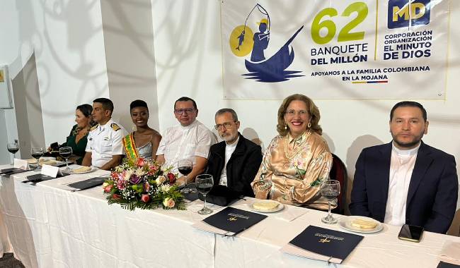 Banquete del Millón en la sede Cartagena (Rectoría Caribe).