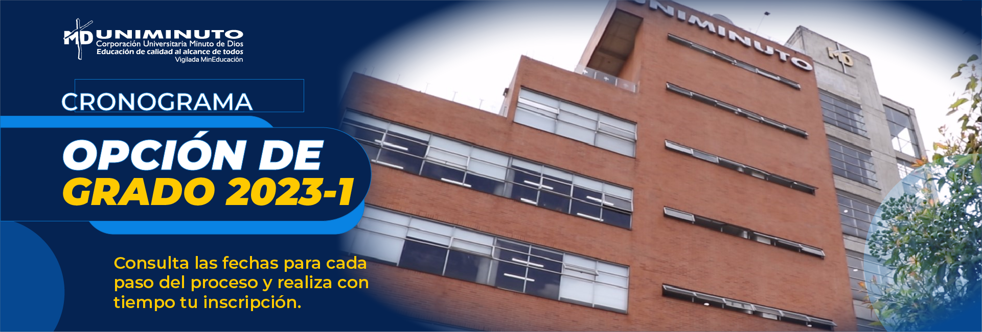 Banner opción de grado