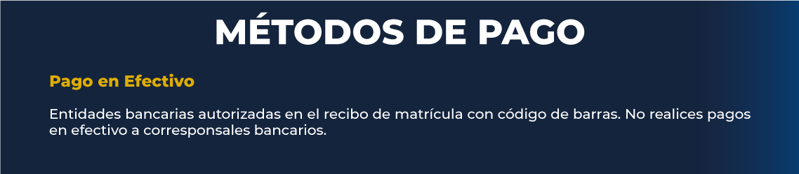 Paga tu matrícula 