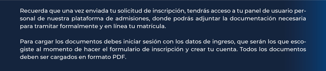 Documentación Requerida