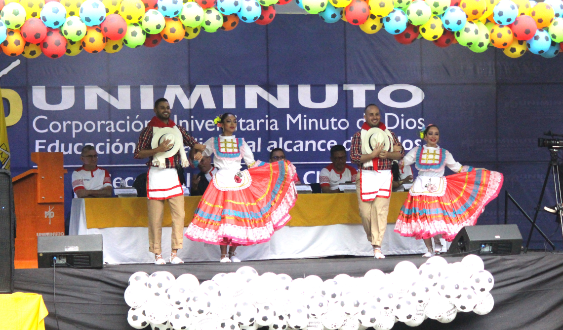 Baile típico de la región de Antioquia.