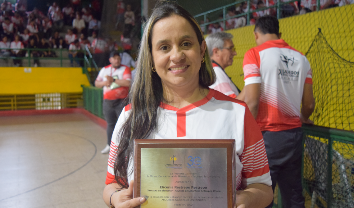 Elicenia Restrepo, Directora de Asuntos Estudiantiles y Bienestar Antioquia Chocó