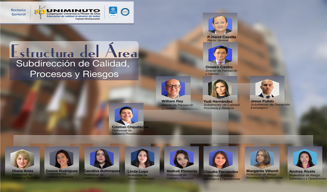 Estructura del área de Calidad
