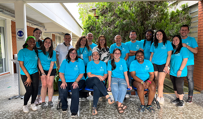 Voluntarios internacionales de Sacred Heart University en el Eje Cafetero