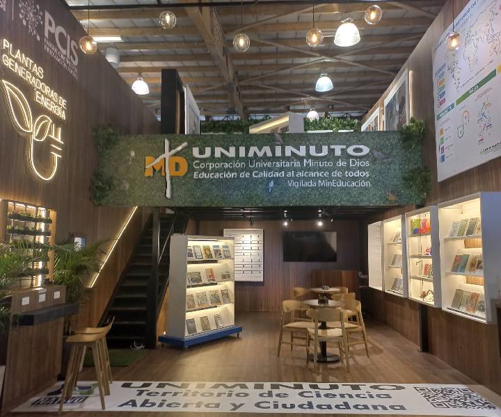 Stand de UNIMINUTO en la Feria del Libro (Filbo)