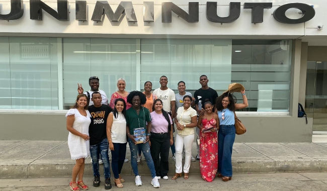 Estudiantes de UNIAJC Cali en UNIMINUTO Cartagena