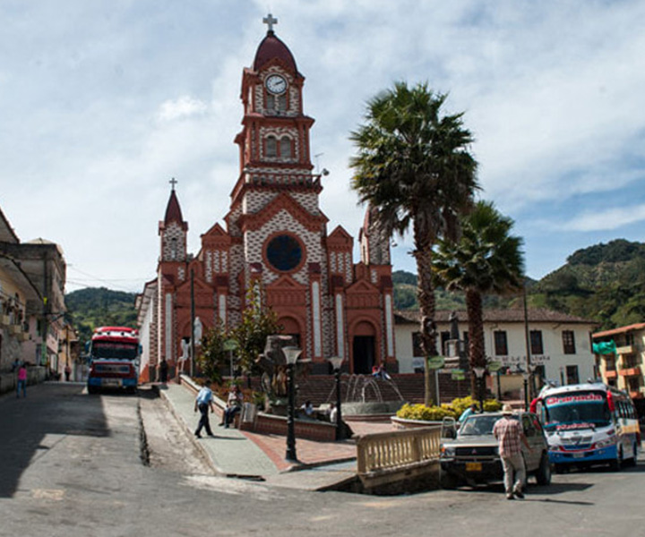 Parque del municipio de Granada - Antioquia 