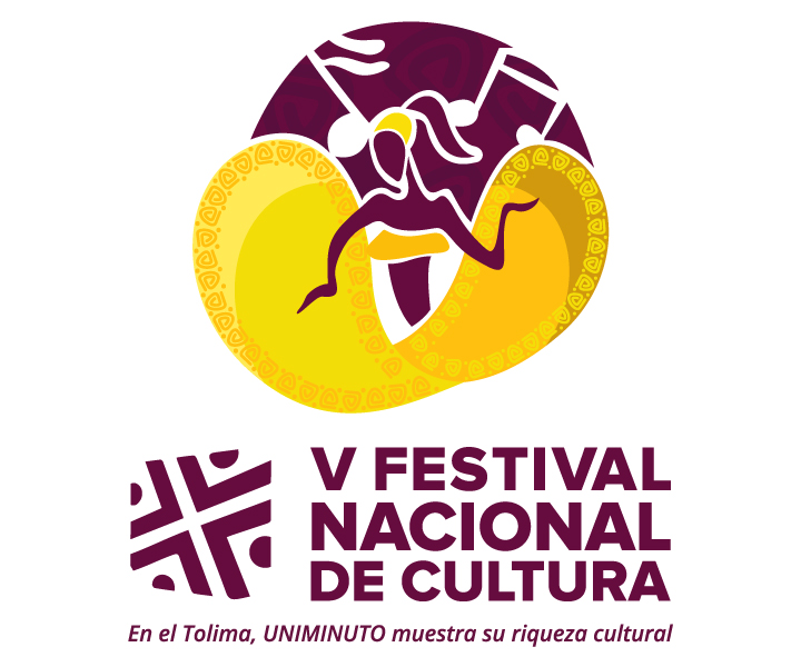 Imagen y lema oficial del V Festival Nacional de Cultura UNIMINUTO