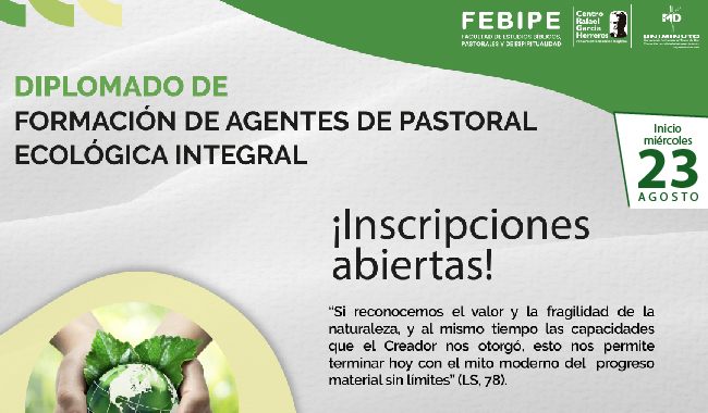 Diplomado en Formación de Agentes de Pastoral Ecológica Integral