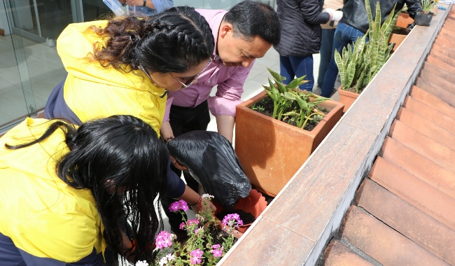 #EcoSistemaUNIMINUTO celebró el Día del Medio Ambiente en la institución.