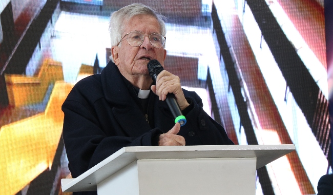 Padre Diego Jaramillo Cuartas, cjm, presidente de la Organización El Minuto de Dios.
