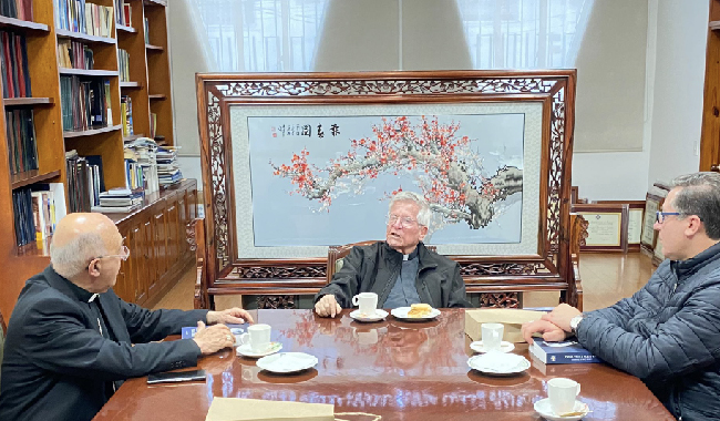 Cardenal Pedro Barreto, P. Diego Jaramillo, Mons. Juan Carlos Cárdenas