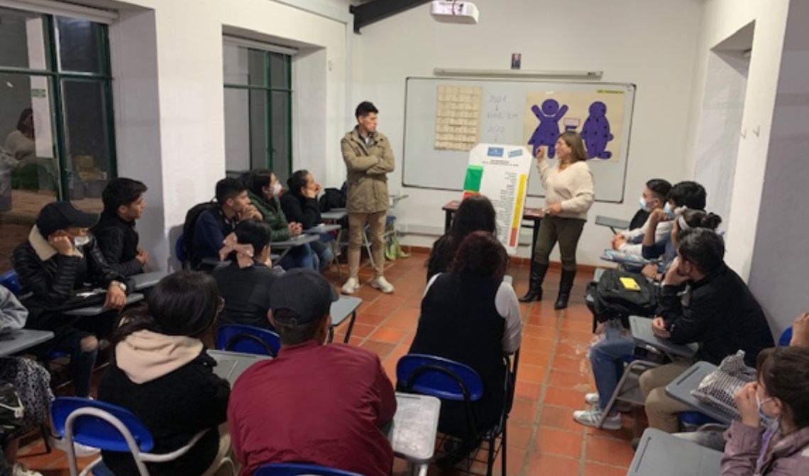 Taller sobre manejo del violentómetro y estrategias 0 de prevención de violencia en UNIMINUTO Ubaté 