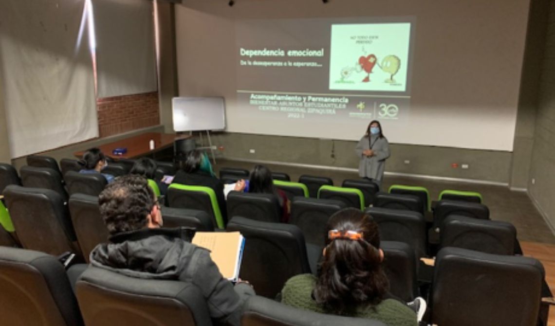 Conferencia en dependencia emocional para prevenir violencia de género en UNIMINUTO Zipaquirá 