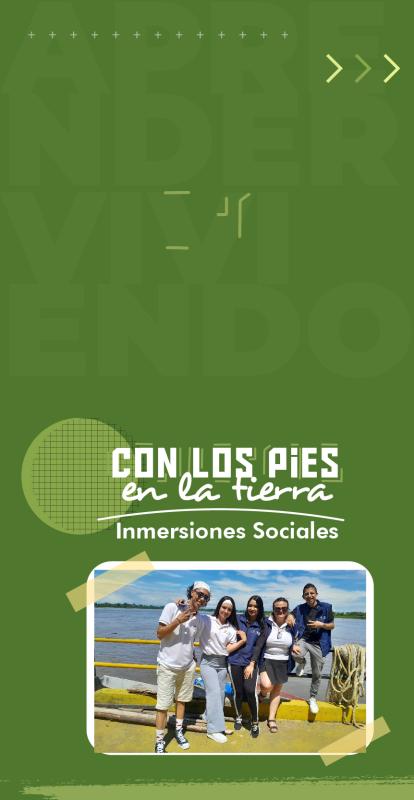 Foto estudiantes en territorio 