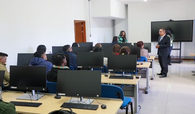 Visita del TECNOECUATORIANO a UNIMINUTO Pasto