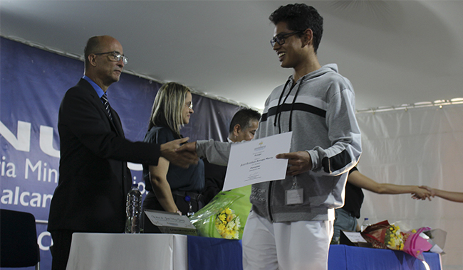 Entrega de beca