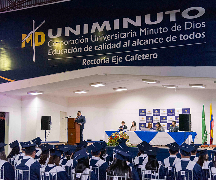 Ceremonia de graduación en UNIMINUTO Pereira