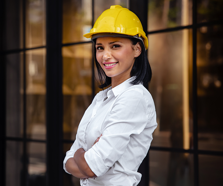 mujer ingeniera con casco mujer ingeniera con casco