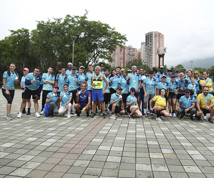 Participantes de la maratón 5k