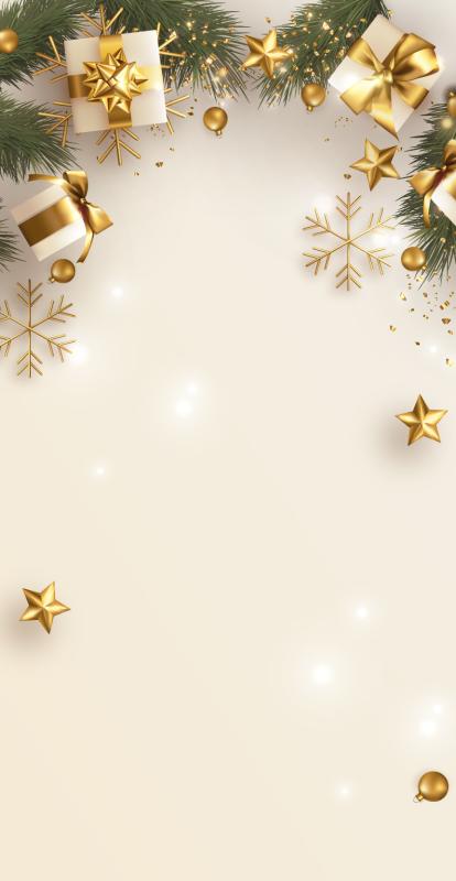 Banner con temática de navidad 