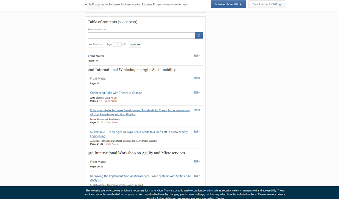 Springer e-books