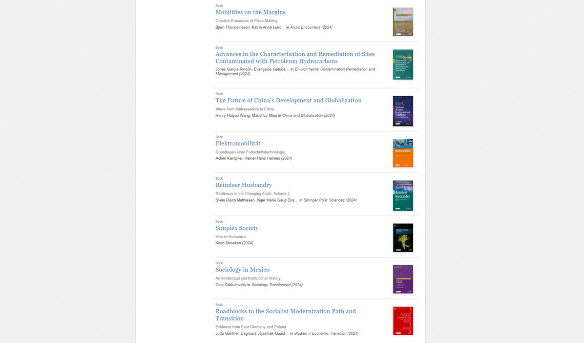 Springer e-books