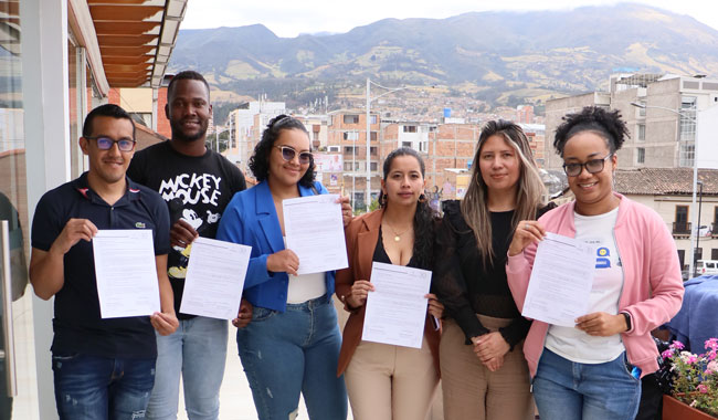 Entrega formal de notificación sede Pasto