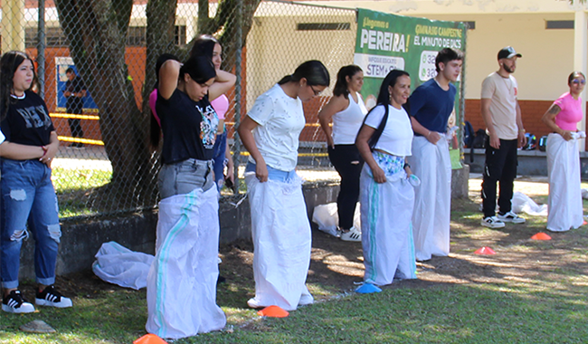 Estudiantes participaron en actividades lúdicas durante la bienvenida