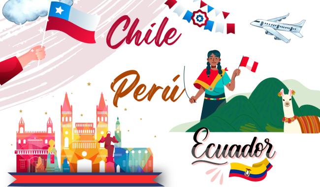 Chile, Perú, Ecuador